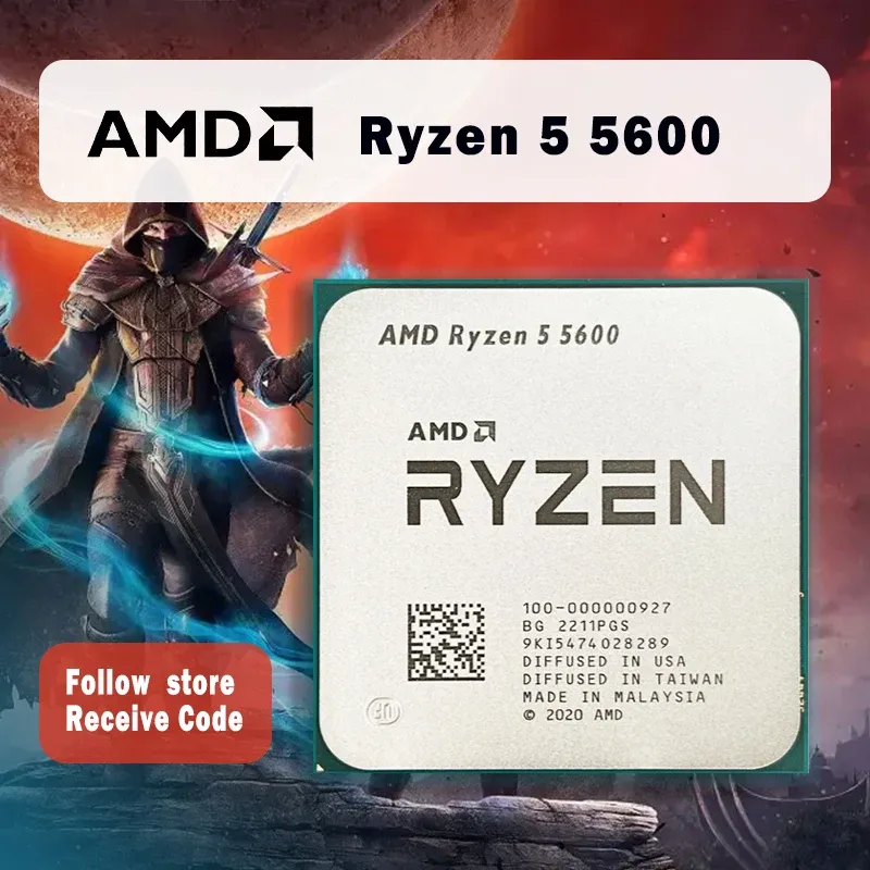 Processador Cpu Amd Ryzen 5 R5 5600